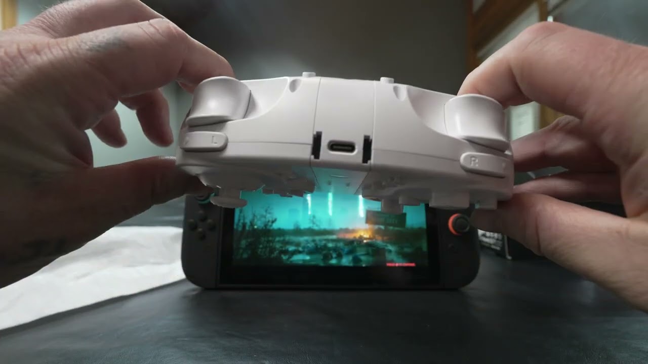 White NYXI Wizard 2 Nintendo Switch 2 Bluetooth Gamecube Style Controller