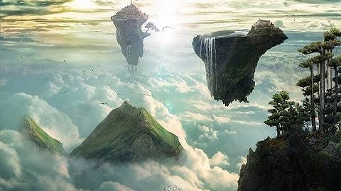 Tutorial Photoshop  Island in the sky