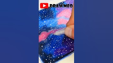 How to Draw a Galaxy? | #sketchbook