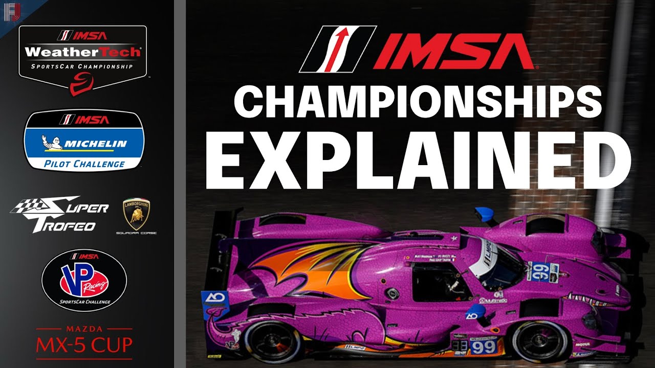 Easy Breakdown of ALL 8 Individual IMSA Championships - YouTube