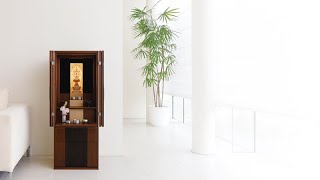 近代仏壇「伝心 シリーズ」のコンセプト・製造風景