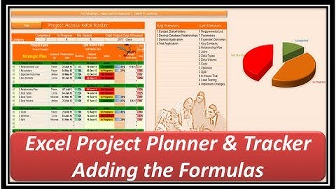 Excel -- Project Planner and Tracker -- Microsoft Excel 2013 - Part 2