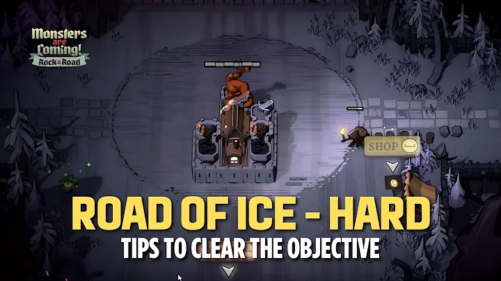 Road of Ice Hard challenge - Monsters are Coming! Rock & Road