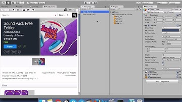 Unity How to add music to game background