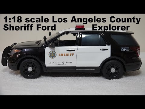 1:18 scale Los Angeles County Sheriff Ford Explorer