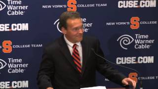 SU Introduces John Wildhack as Athletics Director