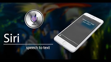 Using Siri for dictation