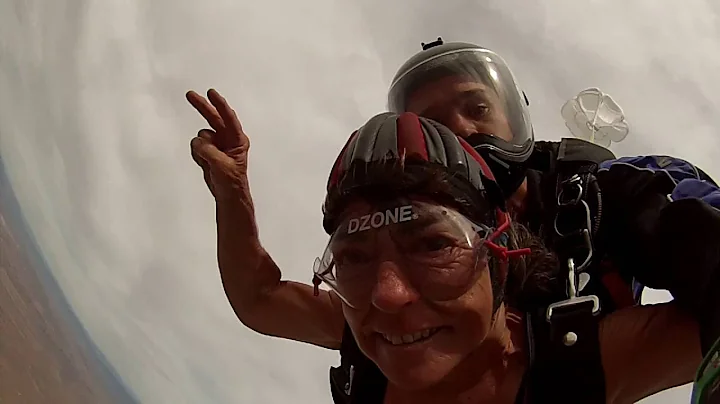 Jeannie Crowe's DZONE Tandem skydive at Skydive Id...