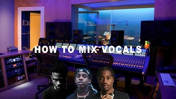 How To Mix Vocals Like Roddy Ricch/Lil Tjay/Polo G/A Boogie! | FOR BEGINNERS | FL Studio Tutorial