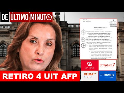 ¿ESTA SEMANA DEBATE RETIRO AFP 4 UIT 2025? QUE FALTA PARA LA DEVOLUCION ...
