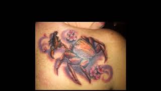 Beautifful cancer zodiac tattoos for girls