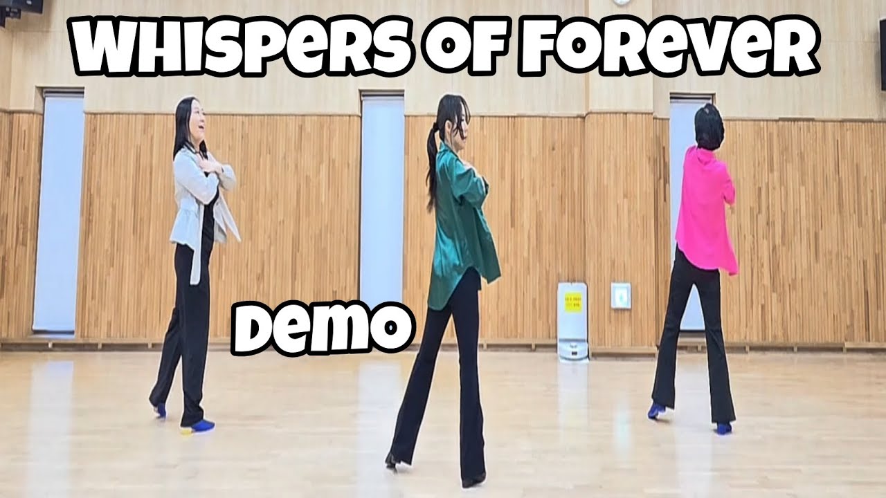 Whispers of Forever - Line Dance (Demo) | Advanced | Grace David | Jef Camps 