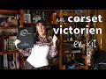 Un corset victorien facile   vlog couture  kit corset les vertugadins