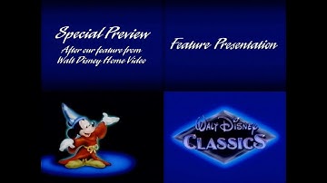 Dark Blue Special Preview/Feature Presentation/Walt Disney Classics (1992) [60FPS]