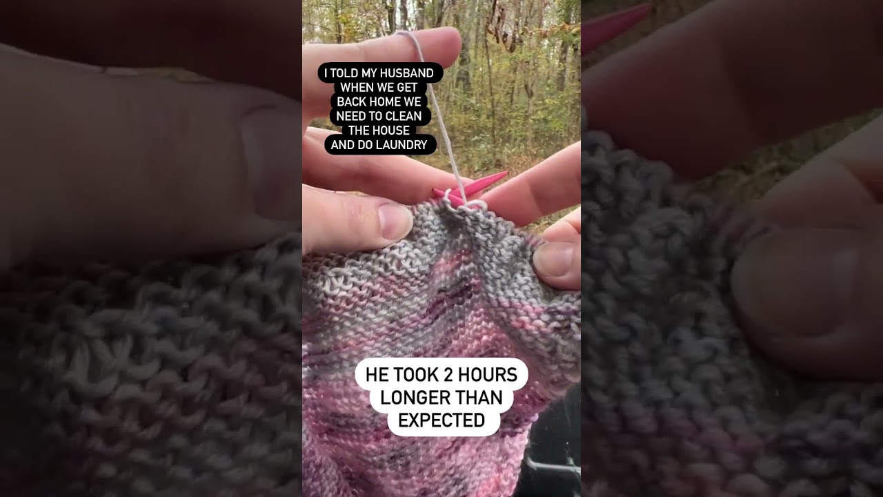 How to get uninterrupted time with your knit or crochet project. More in comments! Share your tips!