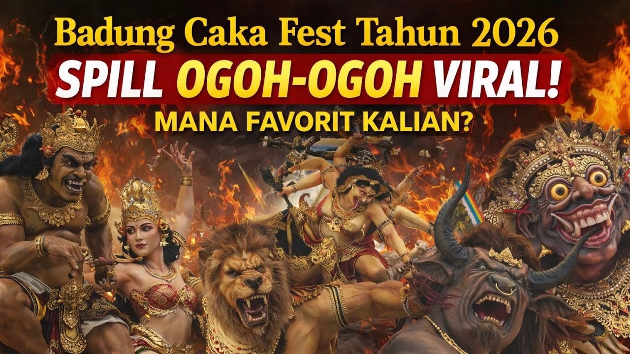 Badung Caka Fest Ramai Pengunjung ‼️ Karya Ogoh-Ogoh Seniman Badung Berhasil Undang Daya Tarik