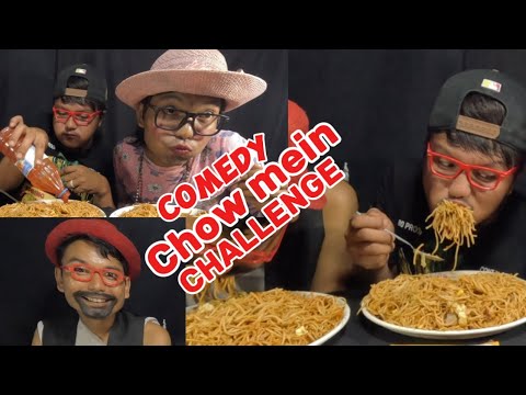 Comedy food challenge video { chow mein } #food #foodchallenge # ...