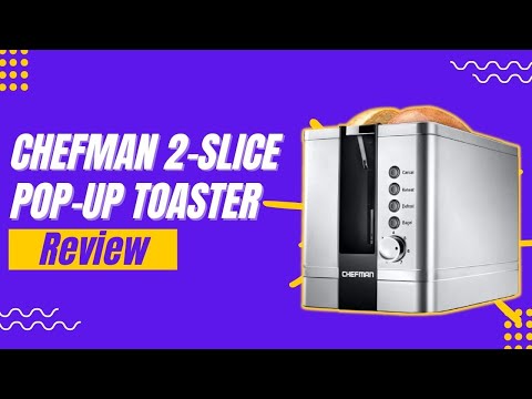 Chefman 2-Slice Pop-Up Stainless Steel Toaster