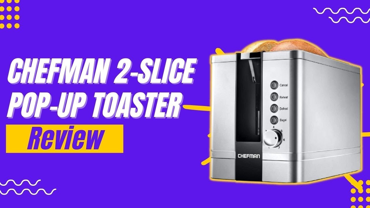 Purple 2-Slice Toaster