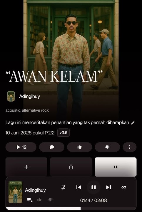 Original songs by adingihuy (awan kelam-adingihuy)