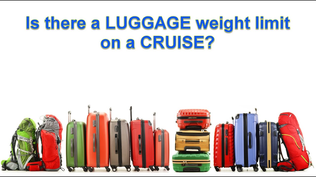 msc cruise luggage weight limit