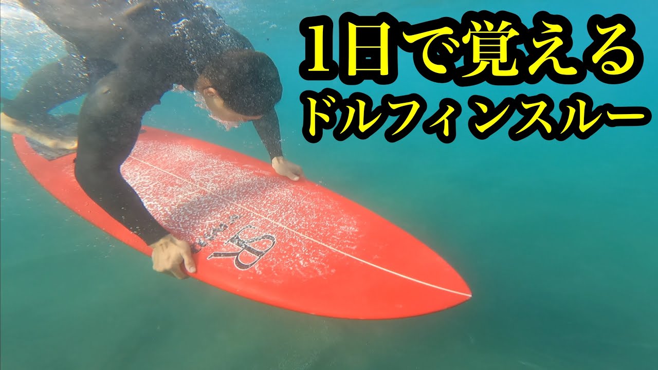 1日で覚えるドルフィンスルー　体の使い方