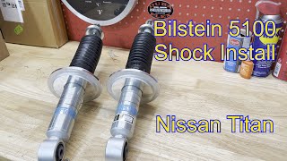 Bilstein 5100 shocks on Nissan Titan