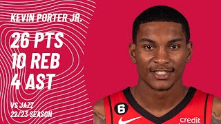 Kevin Porter Jr. vs Utah Jazz | 24.10.2022