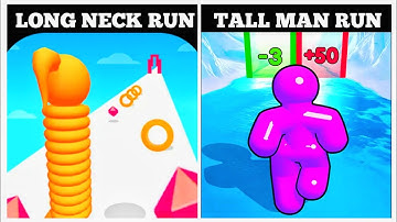Long Neck Run vs Tall Man Run - Android iOS Mobile Gameplay Walkthrough @KLSKINBOX