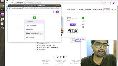 How to share PhET simulations in Google Classroom?