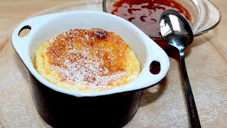 Kolay ve mükemmel irmikli sufle tatlısı