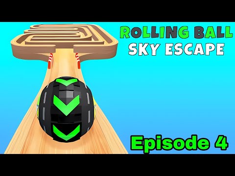 Rolling Ball Sky Escape Gameplay SpeedRun - Episode 4 Level 31-40. #goingball