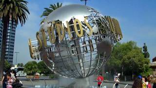 RX .. Universal Studios globe turning around, May 2009