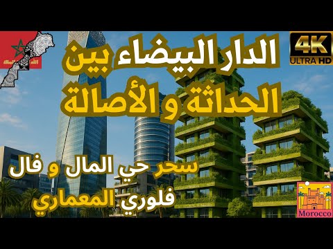 جولة في مدينة الدار البيضاء المالية وحي فال فلوري روائع معمارية