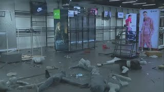 About 100 thieves loot several retail stores, 20 people arrested