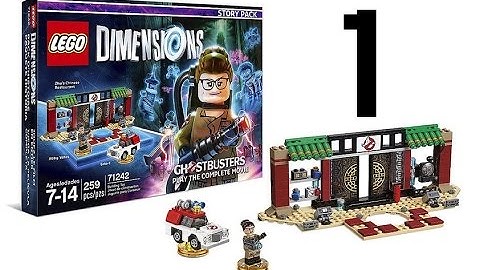 Lego Dimensions: Ghostbusters 2016 Story Pack Part 1 100% Playthrough Ps4/No Commentary