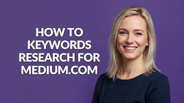 How to Keywords Research for Medium.com - Julia