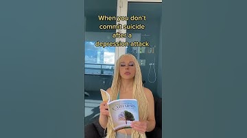 When you don’t commit suicide after a depression attack