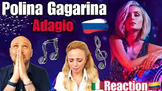 ADAGIO - POLINA GAGARINA ( Полина Гагарина) Reaction Italian 🇮🇹