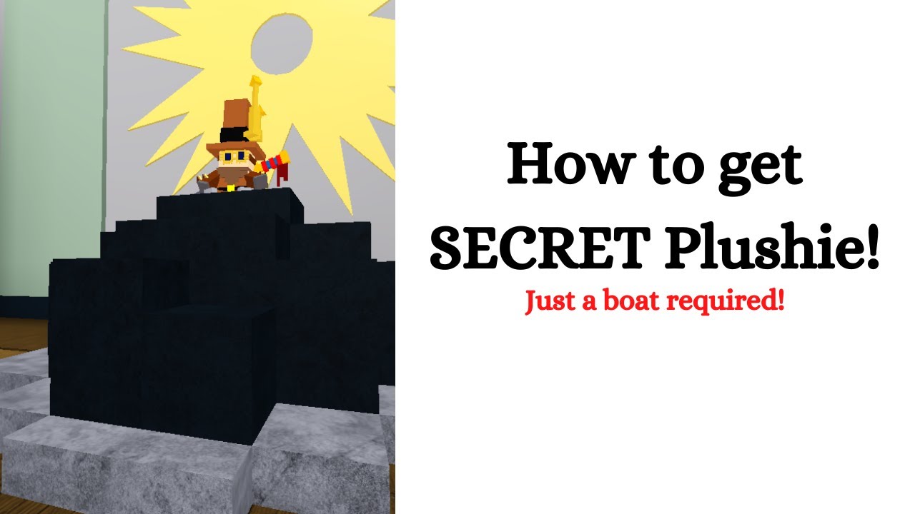 how to get secret plushie in build a boat! - youtube