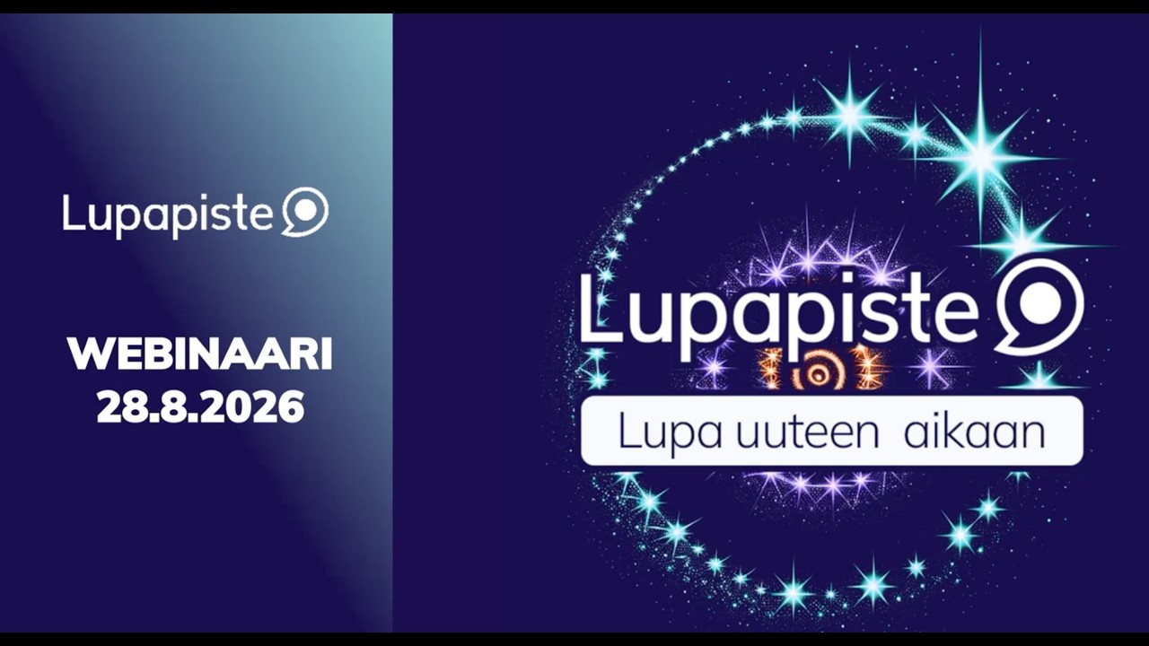 Webinaaritallenne Lupapisteen Yleisten alueiden palveluista 28.8.2026