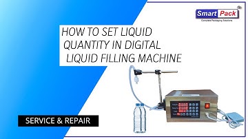 How to set Liquid Quantity in Digital Liquid Filling Machine  CONTACT- +91 9109108483