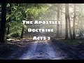 What is the apostles doctrine