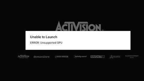 how to fix call of duty warzone mobile unsupported gpu | unable to launch ERROR: unsupported gpu cod