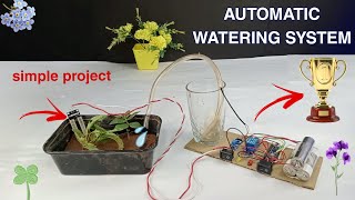 award winning science project || smartautomatic plant watering system with water recycling