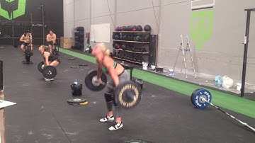 Snatch w. 3s pause in bottom position: 65 x 3 reps by Ragnheidur Sara Sigmundsdóttir