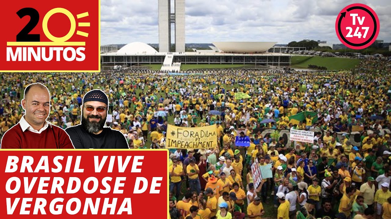 hangouts on air alternative O Dia em 20 Minutos: Brasil vive overdose de vergonha