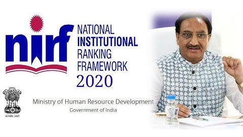 NIRF Ranking 2020 (MHRD National institutional Ranking Framework 2020) Current affairs for NET/SET🏬