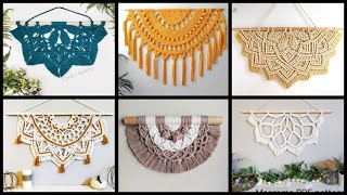 Half Handmade Mandala Macrame Wall Hanged Designs