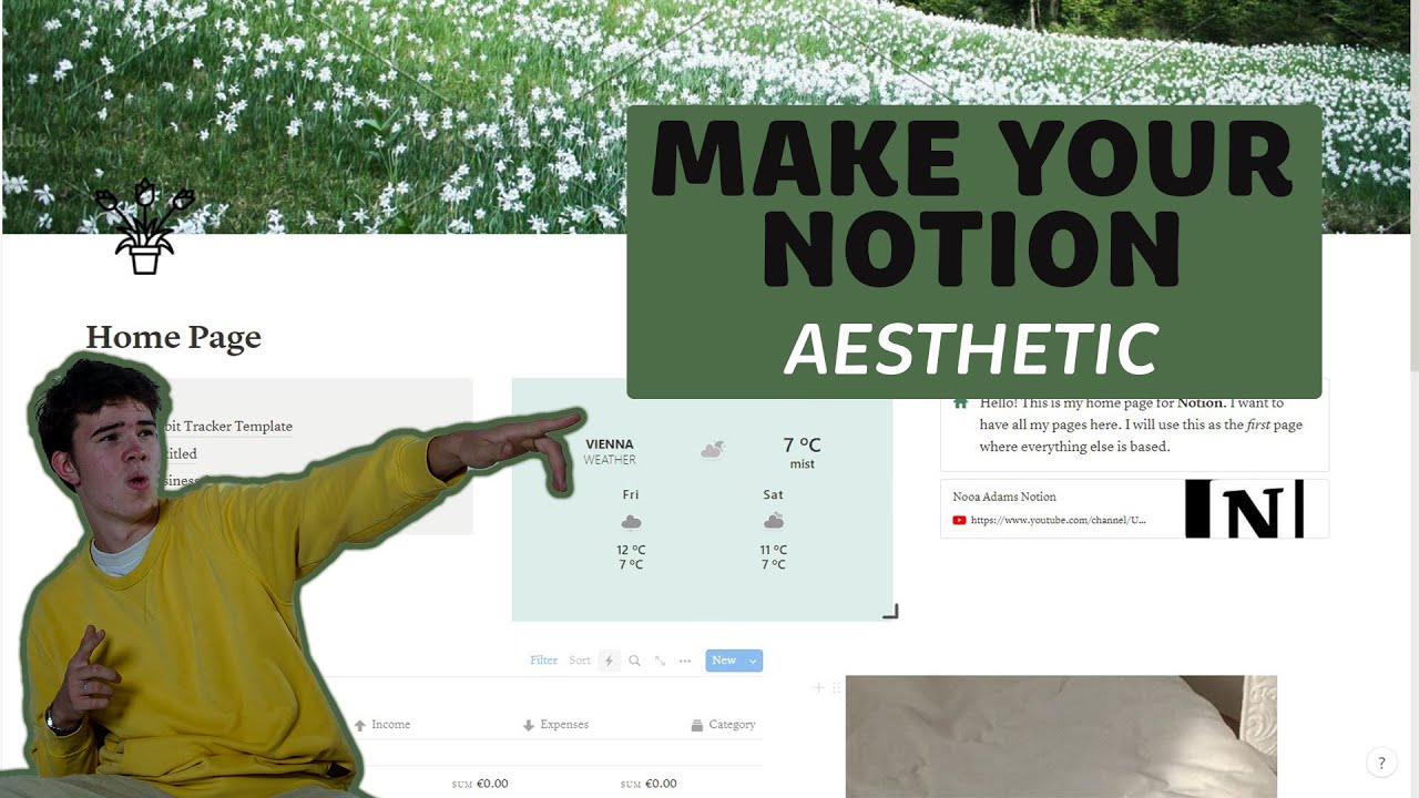 How to Make Your Notion Workspace 𝒶𝑒𝓈𝓉𝒽𝑒𝓉𝒾𝒸: 5 Tips and Tricks for 2024 ...